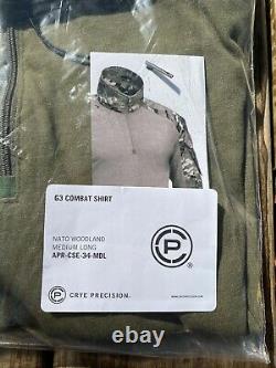 Crye Precision G3 M81 Woodland Combat Shirt Medium/long Tactical Military