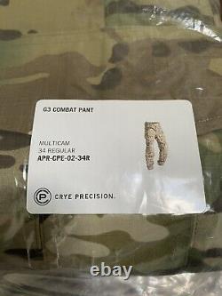 Crye Precision G3 Pantalon De Combat Multicam 34 Militaire Tactique Régulier