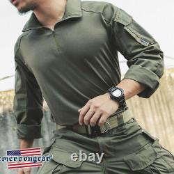 Ensemble chemise et pantalon tactiques Emerson G3 Combat Uniform pour hommes, vêtements militaires BDU