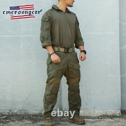 Ensemble chemise et pantalon tactiques Emerson G3 Combat Uniform pour hommes, vêtements militaires BDU