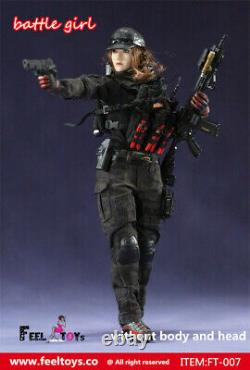 Ensemble de combinaison de combat tactique militaire 1/6 pour figurine féminine PHICEN Hot Toys de 12 pouces. États-Unis.