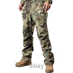 Ensembles D'uniformes De Combat Tactiques Army Safari Shirt & Pantalons Militaires +pads De Genou Elbow