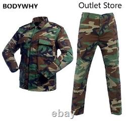Ensembles de costumes de combat tactique camouflage pour hommes uniformes militaires de l'armée
