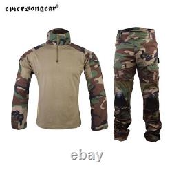 Ensembles de uniformes tactiques de combat Emersongear Gen2, chemises et pantalons d'entraînement G2, jeux de uniformes WL