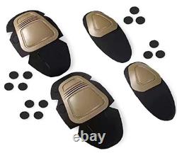 Everdano Tactique Genouillère et Coudière de Protection pour Militaire, Boîte de 60