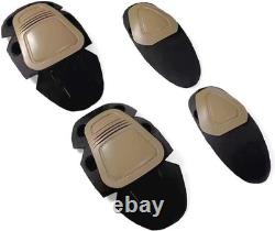 Everdano Tactique Genouillère et Coudière de Protection pour Militaire, Boîte de 60