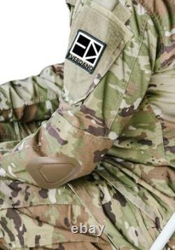 Everdano Tactique Genouillère et Coudière de Protection pour Militaire, Boîte de 60