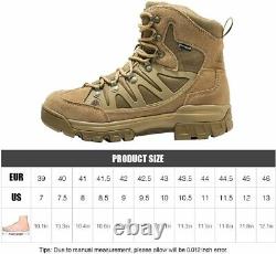 Free Soldier Men's Tactical Waterproof Lightweight Hiking Bottes Military Combat