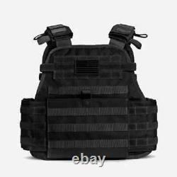 Gilet de combat tactique noir T? Ctic? N porte-plaques équipement militaire Airsoft