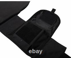 Gilet porte-plaques MOLLE tactique à découpe laser ajustable modulaire militaire