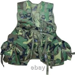 Gilet tactique M81 camouflage woodland de l’armée américaine, gilet de combat militaire porteur de charges LBV