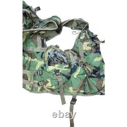 Gilet tactique M81 camouflage woodland de l’armée américaine, gilet de combat militaire porteur de charges LBV