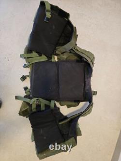 Gilet tactique de combat de l'IDF israélien avec sangle Molle + panneaux d'armure souple et insigne