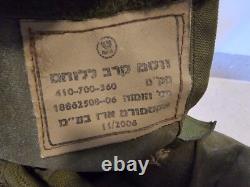 Gilet tactique de combat de l'IDF israélien avec sangle Molle + panneaux d'armure souple et insigne