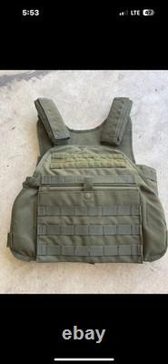 Gilet tactique de combat militaire à plaques, MOLLE, modulaire et réglable