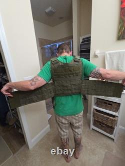 Gilet tactique de combat militaire à plaques, MOLLE, modulaire et réglable