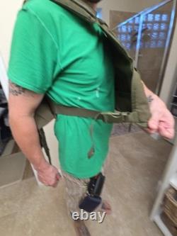 Gilet tactique de combat militaire à plaques, MOLLE, modulaire et réglable
