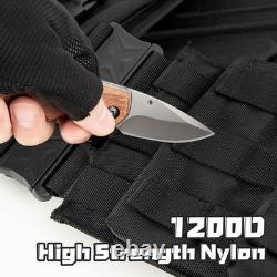 Gilet tactique militaire magnétique pour porte-assaut de combat de l'armée américaine Molle