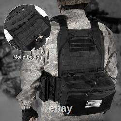 Gilet tactique militaire magnétique pour porte-assaut de combat de l'armée américaine Molle
