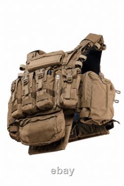 Gilet tactique militaire porte-plaques MOLLE, harnais de poitrine de combat, équipement d’airsoft et de chasse