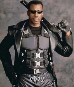 Hommes Blade Wesley Snipes Gilet en cuir militaire tactique de combat cosplay Halloween