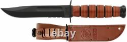 KABAR 1252 USMC Couteau de Combat à Lame Courte Combo Edge 1252