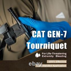 Kit de Premiers Secours Tactique Poche Molle Militaire Combat Camping Randonnée Voyage Noir