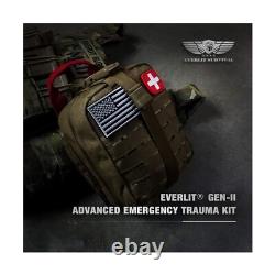 Kit de Traumatologie d'Urgence Avancé avec 36 Attelles, IFAK Tactique de Combat Militaire