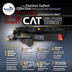 Kit de traumatisme d’urgence, garrot CAT GEN-7, attelle 36, tactique de combat militaire