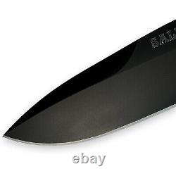 LAME FIXE DE COMBAT MILITAIRE TACTIQUE SALUS G10 FOX COUTEAU AVEC TRANCHANT COMBATIF