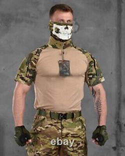 Manche Coyote d'Été Tactical Ubax Rip Stop Multicam pour Hommes Combat Militaire