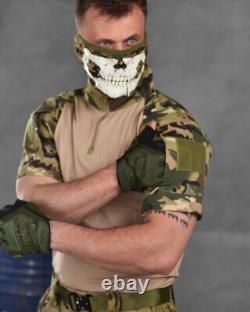 Manche Coyote d'Été Tactical Ubax Rip Stop Multicam pour Hommes Combat Militaire