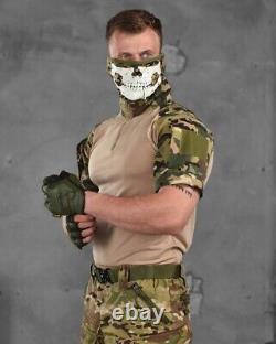 Manche Coyote d'Été Tactical Ubax Rip Stop Multicam pour Hommes Combat Militaire