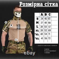 Manche Coyote d'Été Tactical Ubax Rip Stop Multicam pour Hommes Combat Militaire