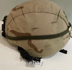 Military Tactical Ach Advanced Combat Helmet W Cover Skydex Pads And Chinstrap