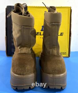 Neuf 9,5 large bottes de combat d'été USMC Belleville 590 pour homme, couleur coyote, état neuf 