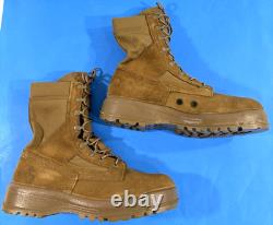 Neuf 9,5 large bottes de combat d'été USMC Belleville 590 pour homme, couleur coyote, état neuf 