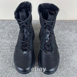 Nike SFB B1 Triple Black Leather Tactical Military Boots Men's Size 8 translates to 'Bottes militaires tactiques en cuir noir intégral Nike SFB B1 pour hommes, taille 8.'