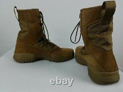Nike Sfb Field 2 8 Bottes Tactiques Taille 11 Coyote Homme En Cuir Brun Aq1202-900