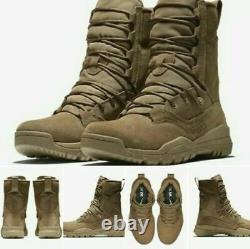 Nike Sfb Field 2 8 Cuir Tactique Homme Taille 11 Coyote Combat Boot Aq1202-900