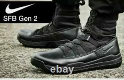 Nike Sfb Gen 2 8 Bottes Tactiques De Combat Militaire Noires Taille 9 11 11,5 12 13 14