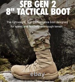 Nike Sfb Gen 2 8 Bottes Tactiques De Terrain Spécial Militaire 922471-900 Hommes Taille 11