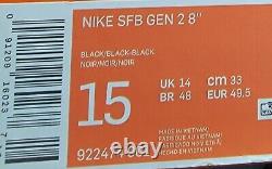 Nike Sfb Gen 2 Bottes Tactiques De 8 Pouces Triple Noir Taille Homme 15 922474-001