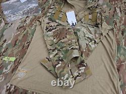 Nouveau Crye Precision Multicam G3 1/4 Zip Combat Shirt Tactical Military XL-Reg