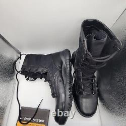 Nouvelles bottes de cheville Nike pour homme, de combat sur le terrain, tactiques militaires et de police, taille 9,5, noires.