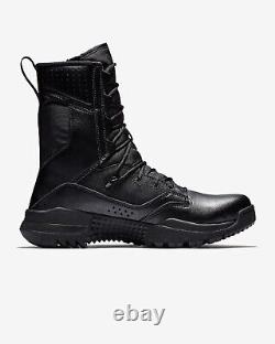 Nouvelles bottes de combat tactiques militaires Nike SFB Field 8 noires 9,5 AO7507-001 175 $