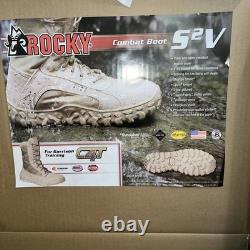 Nouvelles bottes militaires tactiques Rocky S2V pour homme, taille 9 1/2 (9,5), vert sauge 103-1, combat