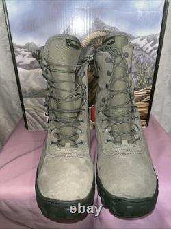 Nouvelles bottes militaires tactiques Rocky S2V pour homme, taille 9 1/2 (9,5), vert sauge 103-1, combat