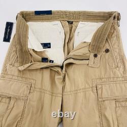 Pantalon cargo Polo Ralph Lauren pour homme 36x32 beige militaire RRL armée combat tactique