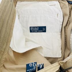 Pantalon cargo Polo Ralph Lauren pour homme 36x32 beige militaire RRL armée combat tactique
